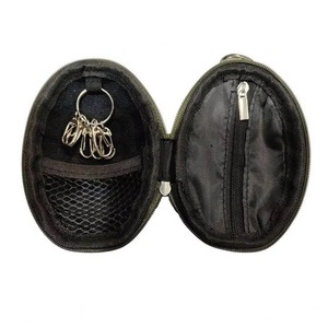 Échantillon Gratuit : Étui à Clés de Voiture Grande Capacité en Forme de Grenade, Porte-Monnaie à Fermeture Éclair avec Crochet Métallique, Pochette à Clés Zippée - Product Image 6