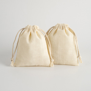 Cotton <b>Drawstring</b> Bags 8x10cm 5x7cm 15x20cm Jewelry Storage Packaging Rectangular Plain Colored Fabric <b>Pouches</b> - Product Image 2