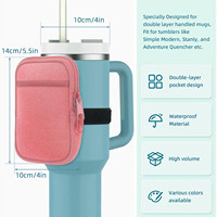 Accessoires personnalisés de tasse Stanley pour le sac de transport de bouteille d'eau de gobelet avec la courroie pour la poche de bouteille d'eau de la tasse Stanley 40 oz