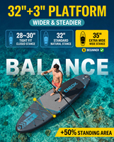 Fabricant ESUP : Planche de paddle gonflable portable, extra-large, ultra-stable et personnalisable de haute qualité
