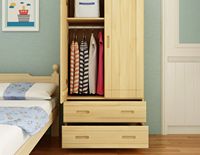 Meubles de chambre à coucher en bois massif au design moderne, armoire personnalisée avec tiroirs, pour la maison, l'hôtel, le salon, le bureau à domicile, 160*80cm