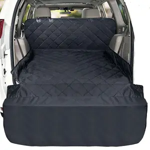 Quilted dog car seat covers with side flap safety cotton mat cover pet car seat small dog