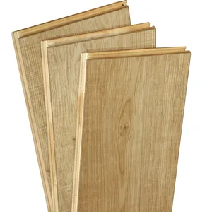 Plancher en bois gaufré option économique prix de gros déclaration accrocheuse plancher stratifié de classe AC3 AC4