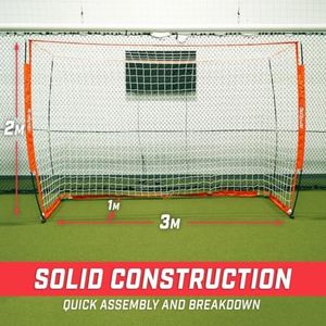 <span class=keywords><strong>But</strong></span> <span class=keywords><strong>de</strong></span> football pliable Elite Futsal <span class=keywords><strong>3M</strong></span> x 2M avec sac <span class=keywords><strong>de</strong></span> transport et cônes d'agilité pour entraînement et jeu professionnels - Product Image 5