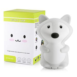Amplificateurs d'équipement de sonorisation sans fil portables Machine à bruit blanc Silicone <span class=keywords><strong>Fox</strong></span> LED veilleuse pour le cinéma à domicile intelligent de bureau à domicile - Product Image 6