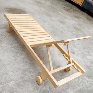 Mobilier <span class=keywords><strong>de</strong></span> <span class=keywords><strong>jardin</strong></span> Patio pin hêtre plage piscine <span class=keywords><strong>lit</strong></span> bain <span class=keywords><strong>de</strong></span> soleil <span class=keywords><strong>en</strong></span> <span class=keywords><strong>bois</strong></span> avec roue hôtel - Product Image 6