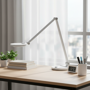 Lampe de <span class=keywords><strong>bureau</strong></span> LED contemporaine et simple, protection oculaire, commande tactile, éclairage de lecture AC, rotation, gradation CCT progressive, pour bureaux et salles <span class=keywords><strong>d</strong></span>'étude - Product Image 5