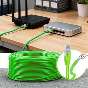 UL/CE gecertificeerde Cat6 ethernetkabel 24AWG, 300V, 4-paar UTP, PVC/LSZH, voor LAN-netwerk & datacenter - Product Image 1