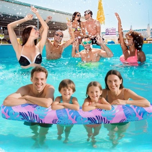 PVC Inflatable Swimming Pool Noodle 140*15 CM 2 Pack with Soft Fabric Covered and Storage <b>Bag</b> for Pool Party Beach <b>Fun</b> - Product Image 6