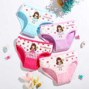 Gros Bébé Doux Coton Sous-Vêtements Peu Girls'Briefs Toddlerirls' 100% Coton Culottes Belle Impression Enfants Boxer <span class=keywords><strong>Culotte</strong></span> - Product Image 5