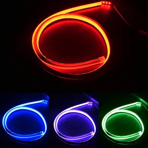 Lampu Neon fleksibel/tahan air/redup/warna-warni/Mode dengan lampu tali LED + 24 tombol kendali jarak jauh untuk Desain Rumah/taman