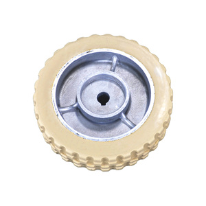 Direkt vom Hersteller: Hochelastisches 150x40mm AGV-Lenkrollenrad mit Aluminiumkern und Dämpfung - Product Image 2