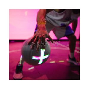 Parc d'attractions Multijoueur Activer Cerceaux Lumière LED Projection Ar Mur Sol Interactif Basketball Jeu de Carnaval - Product Image 3