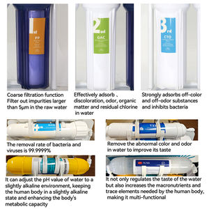 Système de filtration d'eau RO électrique en plastique de qualité supérieure, promotionnel, avec filtration en 7 étapes, surveillance TDS, facile à utiliser pour la maison et l'extérieur - Product Image 6