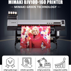 Nouvelle imprimante UV LED originale Mimaki Ujv100160plus 1620 mm, encre UV LUS-210, imprimante traceur de découpe Mimaki avec DAS - Product Image 2