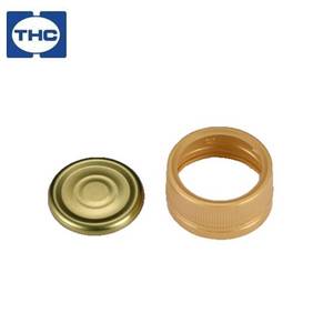 Premium Gold Aluminum Pilfer-Proof ROPP <b>Cap</b> Made of Aluminium-<b>Plastic</b> for Bottle Lids & Closures - Product Image 6