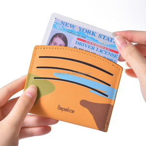 2025 bán buôn PU da chủ thẻ tín dụng ví thông minh chủ RFID người đàn ông của Mini chủ thẻ ý nghĩa - Product Image 1