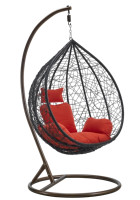 Support de hamac suspendu moderne en métal résistant à la rouille, revêtement en poudre époxy, KD, pour 1 place, mobilier d'extérieur