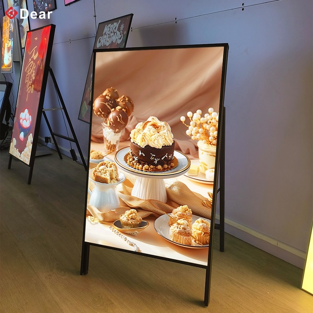 Creative Custom Ultra-Thin Light Box Advertising 60x90cm Without Stand Restaurant Menu Board Led Light Box