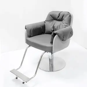 Pretty Design Saloon Equipments Barber Chair Custom Shape Available Hair Salon Chair Furniture