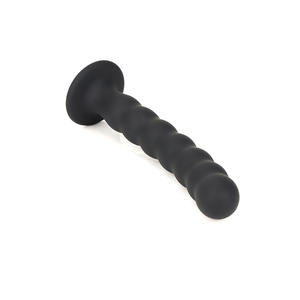 Plug Anal pour femmes jouets sexuels vibrateur gode en Silicone noir avec Base pliée énorme poupée de sexe godemichet Anal en Silicone Juguetes Sexuales - Product Image 3