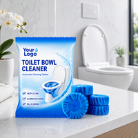 Tablettes nettoyantes solides pour cuvettes de toilettes, bleues, écologiques, longue durée, ultra-nettoyantes, pour désodoriser et détartrer