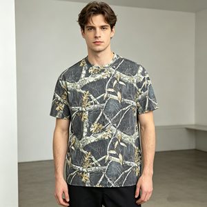 Camiseta para hombre personalizada, de algodón de alta calidad, con hombros caídos, corte holgado, estilo oversized, con estampado digital. - Product Image 2