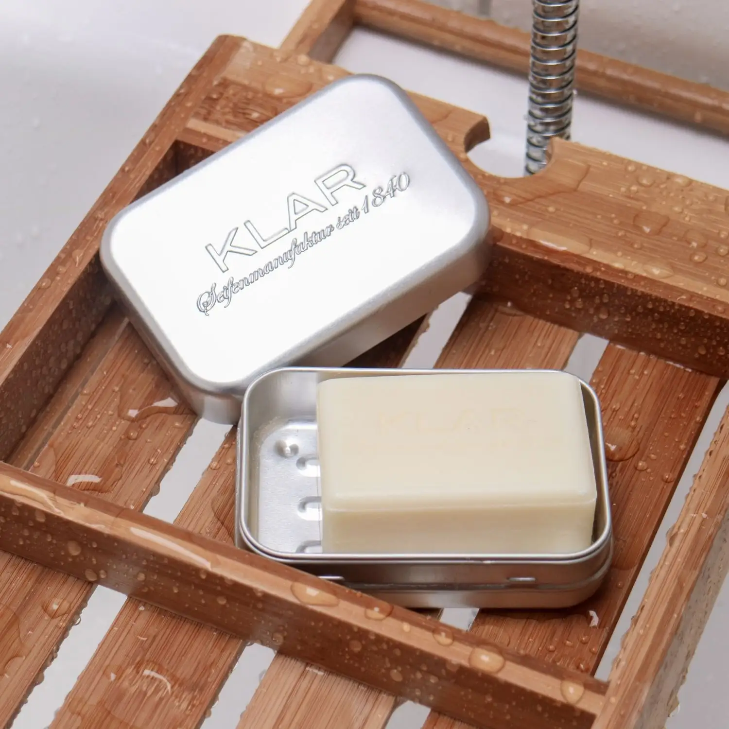 Toptan ücretsiz örnek özel Logo alüminyum sabun teneke dikdörtgen Metal paket boş alüminyum sabun kutusu