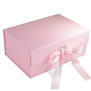 Boîte cadeau pliante magnétique de luxe personnalisée, emballage pour coffret cadeau, bijoux, Noël, mariage, boîte cadeau personnalisée, boîte en papier - Product Image 1