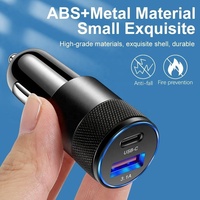 Chargeur de voiture USB C 3.1A, adaptateur de charge rapide PD et chargeur rapide 15W pour iPhone 13/13 Pro Max/mini, allume-cigare de voiture