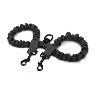 สายจูงสุนัขแบบ2ทางสีดำสายจูงสัตว์เลี้ยงแบบยืดได้สายจูงสุนัขสำหรับการฝึกกลางแจ้งสองเส้น - Product Image 5