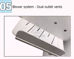 Máquina de acabado de papel Máquina de vibración de alta velocidad vertical de escritorio Elimina los desechos de papel de soplado estático - Product Image 6