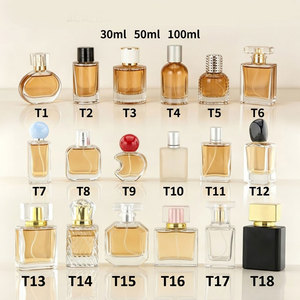 Mingsheng - Botella de Perfume Vacía de Vidrio Esmerilado, 30ml, 50ml, 100ml, Cuadrada, con Atomizador de Cristal, para Pruebas y Recargas, Venta al Por Mayor - Product Image 1