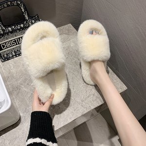 <span class=keywords><strong>Pantofole</strong></span> Invernali Morbide Antiscivolo Multicolore in Pelliccia Sintetica per Donna - Product Image 4