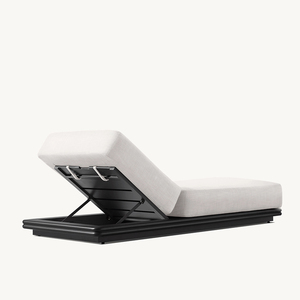 <span class=keywords><strong>Chaise</strong></span> <span class=keywords><strong>longue</strong></span> en métal imperméable pour jardin, <span class=keywords><strong>piscine</strong></span>, plage, hôtels, cours et villas – <span class=keywords><strong>Chaise</strong></span> <span class=keywords><strong>longue</strong></span> en fer forgé pour l'extérieur - Product Image 3