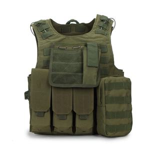 Chaleco Táctico de Airsoft Ajustable, Chaleco Modular de Paintball, Chaleco Táctico de Nailon de Alta Densidad 900D con Bolsas MOLLE - Product Image 3