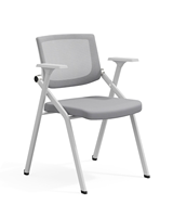 Chaise de formation pliante en maille au design moderne, vente directe usine, pour écoles et bureaux, avec appui-tête réglable et rappel de notes pour étudiants