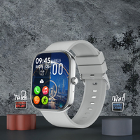 Reloj Inteligente Unisex 2025, Resistente al Agua IP68, Android IOS, Monitor de Actividad Física, Frecuencia Cardíaca, Sueño, Contesta Llamadas, Pantalla TFT Cuadrada, Botón SOS