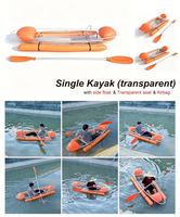 Sac flottant latéral transparent pour siège de kayak en cristal coloré avec kit complet pour la fabrication de cabines photo, fabriqué en Chine par Lumark, incassable