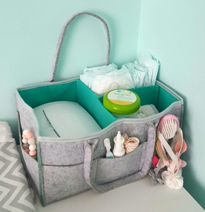 Sac <span class=keywords><strong>à</strong></span> couches en feutre, sac de voyage organisateur <span class=keywords><strong>à</strong></span> couches, caddie - Product Image 4