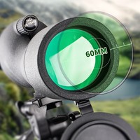 Telescopio OEM 25-75x60, Potente Telescopio Monocular con Zoom y Trípode para Observación de Aves