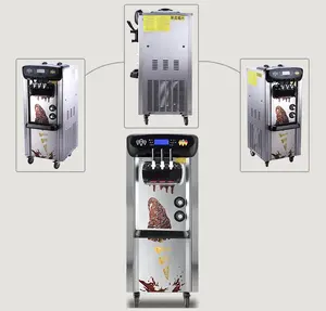 Hot Selling Fabriek Zeven Dagen Zonder Schoonmaak Commerciële Softijs Machine Maker Voor Verkoop