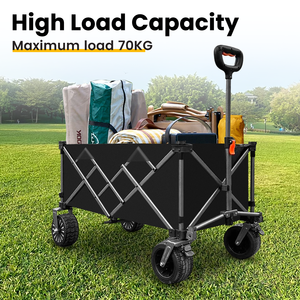 अनुकूलित ओवरसाइज व्हील इलेक्ट्रिक पावर सहायता फोल्डेबल कैंपिंग वैगन आउटडोर मोटर चालित समुद्र तट गाड़ी इलेक्ट्रिक वैगन - Product Image 2