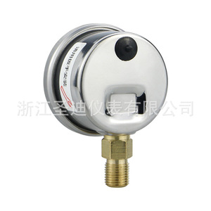 Manómetro resistente a golpes yn40, instrumento de presión con diafragma de acero inoxidable y relleno de glicerina, para vacío y agua. - Product Image 2