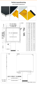 โรงงานผลิตจอ LCD ขนาด 3.95 นิ้ว แบบสี่เหลี่ยมจัตุรัส ความละเอียด 720*720 จอแสดงผล IPS - Product Image 4