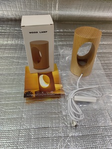 Hot Sale Modern Wooden Minimalist Bedside Sleeping LED Table <b>Light</b> Lamp for Bedroom Home Decor - Product Image 6