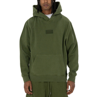 Nouveau sweat-shirt à capuche ample en coton 100% pour homme, style vintage, lavage lourd, sans fermeture éclair, avec logos brodés, toucher doux et populaire