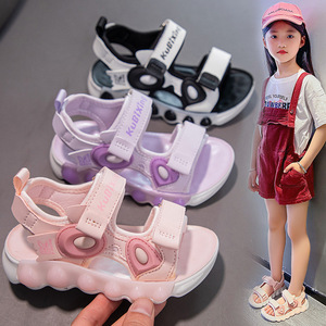 Sandalias Casuales de Verano para Niños, Transpirables, con Punta Abierta, Zapatos para Niños y Niñas, Sandalias de Playa con Suela Suave - Product Image 1