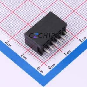 DB2EVC-2.5-6P-BK Plug-in Terminal Block Through hole,P=2.5mm Connector Board-to-Board / Socket - Closed 1x6P 2.5mm Black - Product Image 2