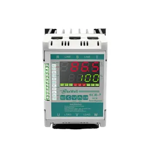 Régulateur de puissance SCR intelligent triphasé 40A 60A 75A 100A pour éléments chauffants, SCR-6 SCR-7 avec entrée 4-20mA 0-10V, RS485 Modbus - Product Image 1